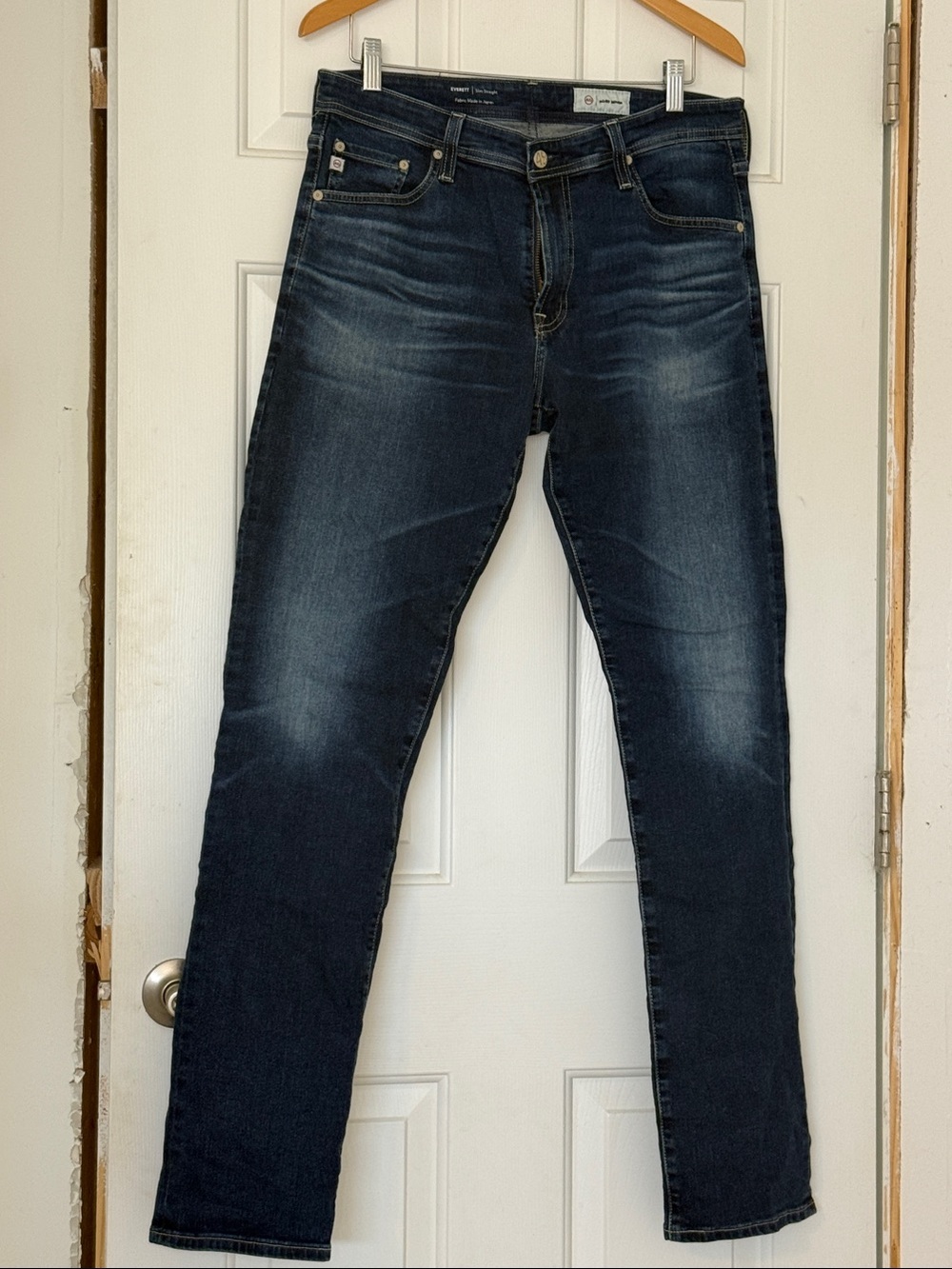 Ag Adriano Goldschmied Men's Skinny Jeans in Dark Indigo Wash